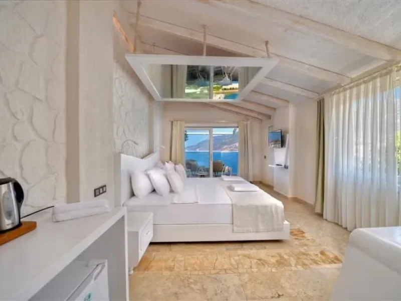 Standard Room, Sea and Pool View, with Balcony